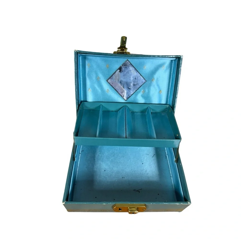 Vintage Blue‎ Jewelry Box